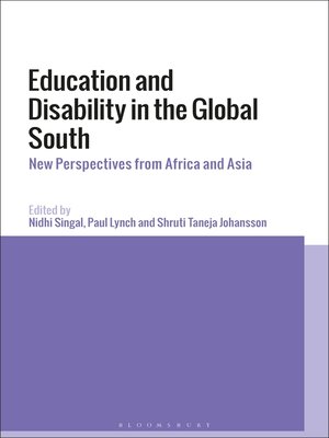 cover image of Education and Disability in the Global South